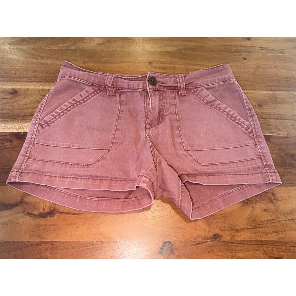 Unionbay Womens Size 3 Pink Cargo Utility Shorts Stretch Cotton Twill Rose
